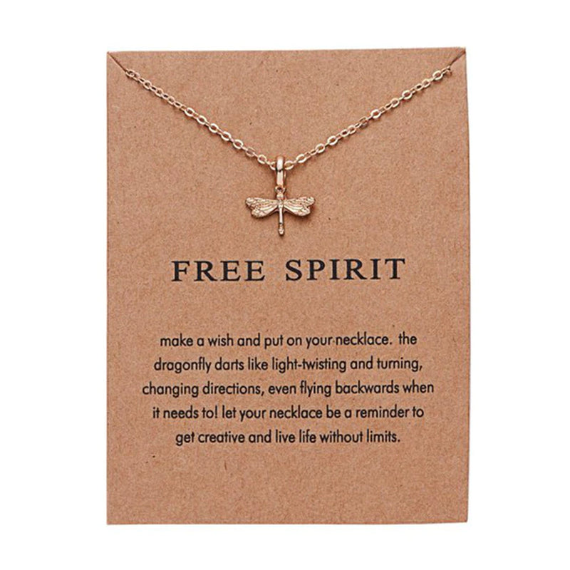 Fashion Butterfly Pearl Pendant Necklace for Women Gold Color Chain Lucky Elephant Dragonfly Charm Choker Jewelry Girl Gifts